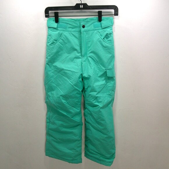 Columbia Teal Starchaser Peak Insulated Snow Ski Snowboarding Pants Size S (7/8) - Picture 1 of 13